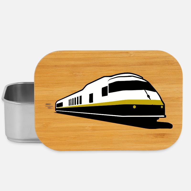 TRAIN - Zug  - Chemin de fer - Lunch Box - Silber