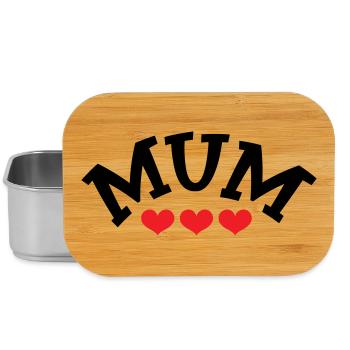 Maman / Fête des mères - Boîte à goûter - argent - Devant