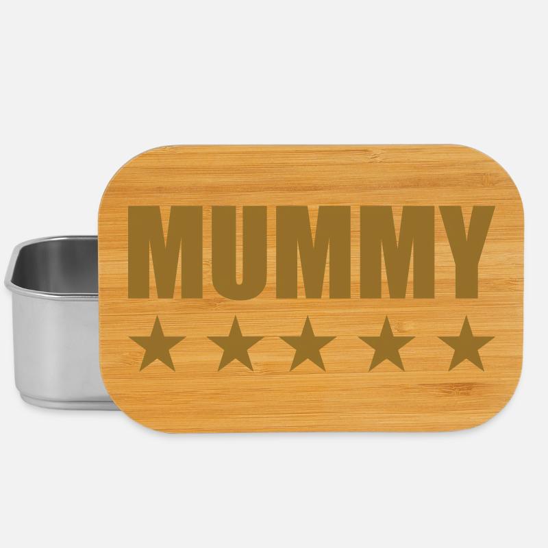 5-Sterne-Mama - Muttertag - Lunch Box - Silber