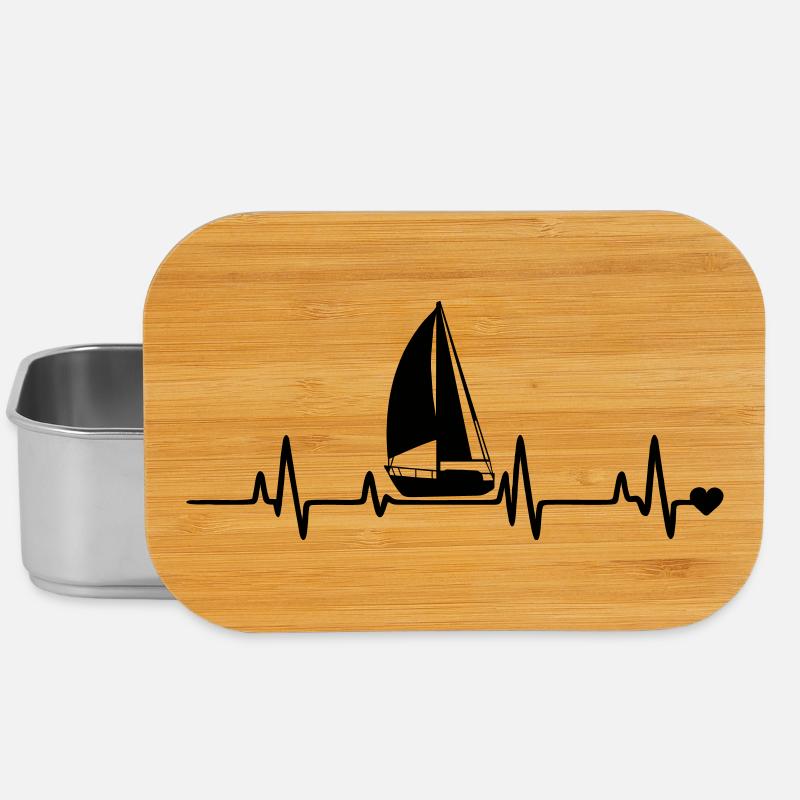 Sailboat - Lunch Box - silver