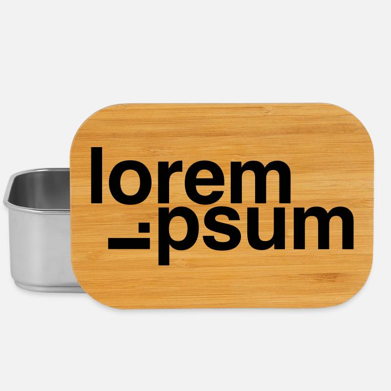 Lorem Ipsum - Boîte à goûter - argent