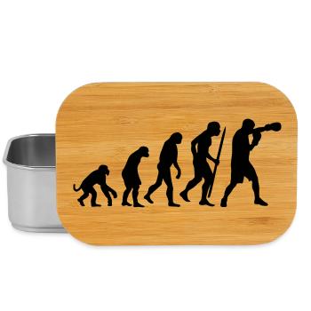 Evolution of boxing - Lunch Box - silver - Front