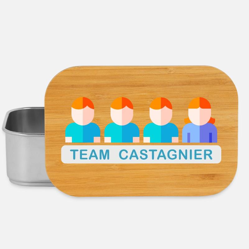 Team Castagnier - Lunch Box - Silber