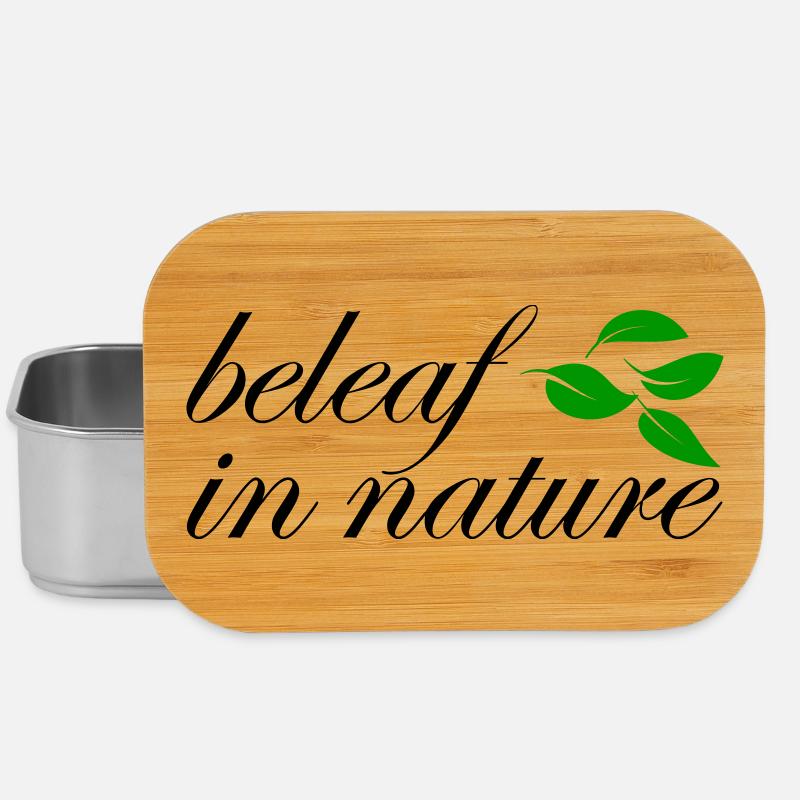 beleaf in nature - Lunch Box - Silber