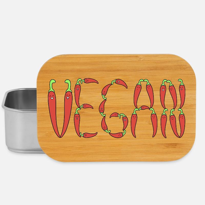 Chili vegan - Boîte à goûter - argent