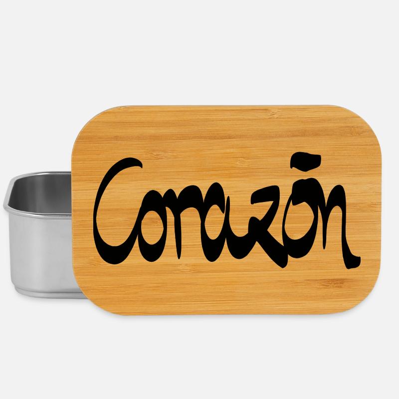 corazon Herz - Lunch Box - Silber
