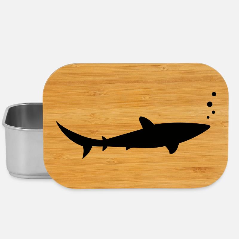 requin requin requin - Boîte à goûter - argent