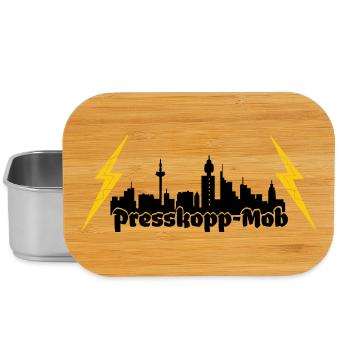 Presskopp Mob - ffm Skyline - Lunch Box - Silber - Vorne