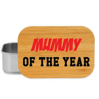 Mom of the Year - Mother's Day - Lunch Box - silver - Front