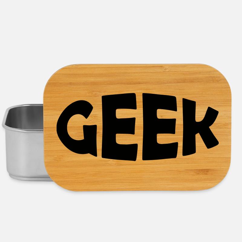 Geek - Lunch Box - silver