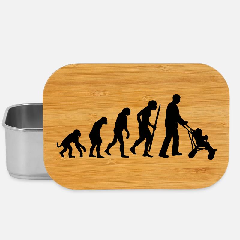 Evolution of the super dad - Lunch Box - silver