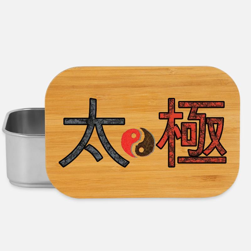 Tai-chi - Lunch Box - Silber