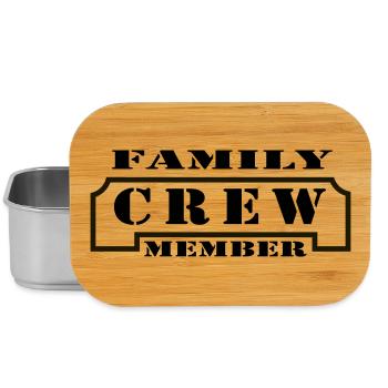 Family Crew Member - Boîte à goûter - argent - Devant