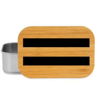 Ist Gleich Zeichen = sign - Lunch Box - Silber - Vorne