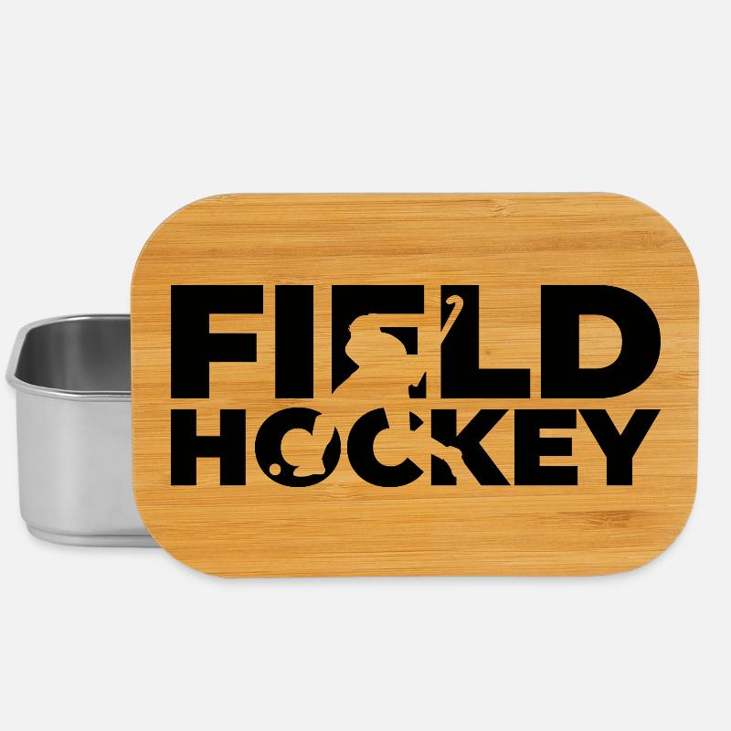 Feldhockey - Lunch Box - Silber
