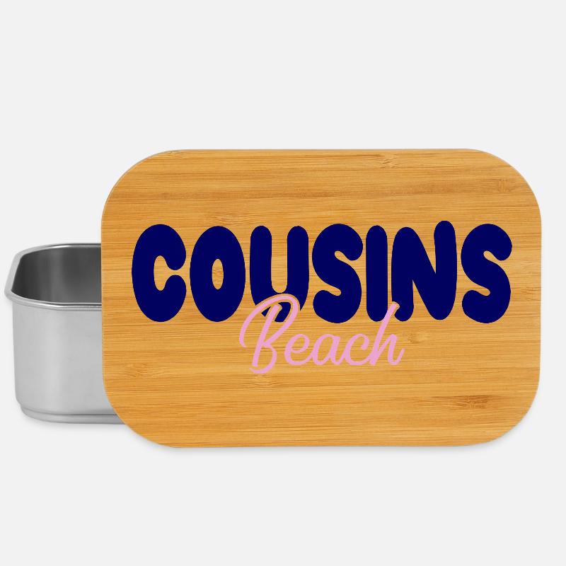 Plage Cousins – Audacieuse et douce - Boîte à goûter - argent