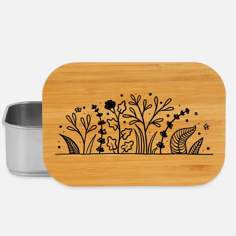Pflanzen - Lunch Box - Silber