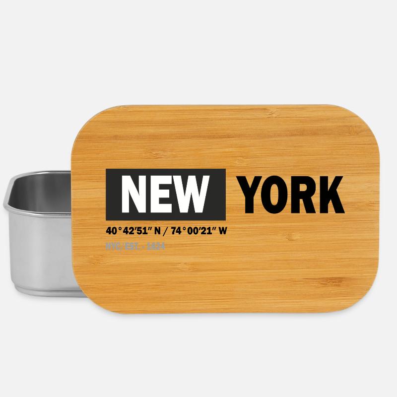 NEW YORK - Coordinates - Lunch Box - silver