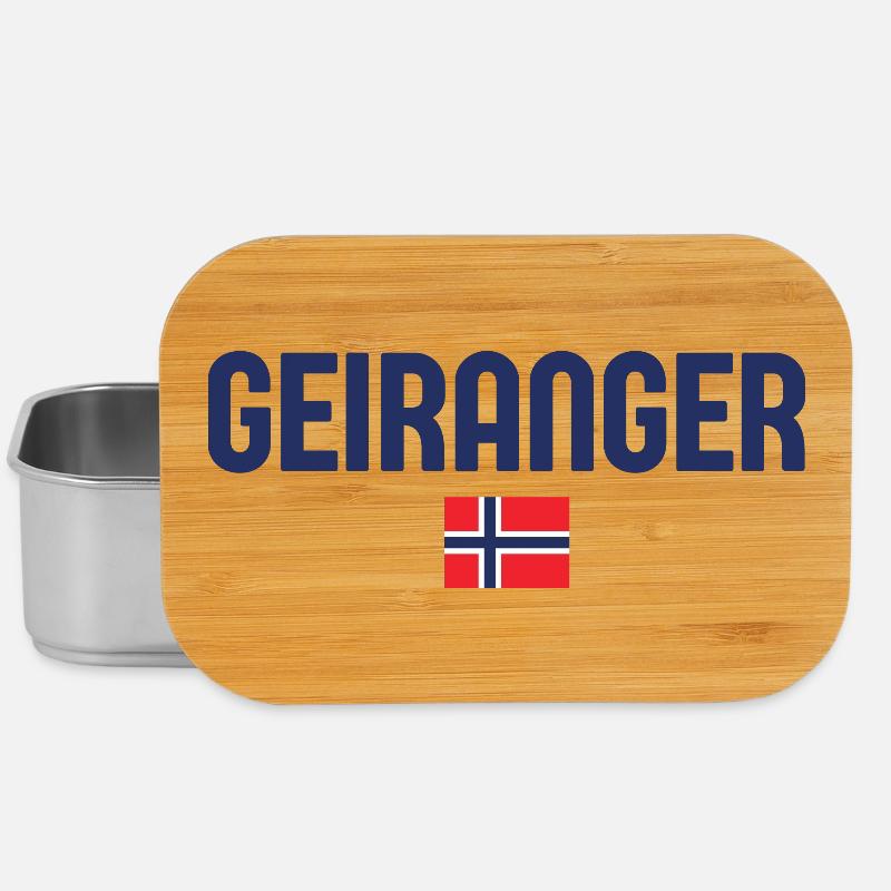 GEIRANGER, Norvège - Boîte à goûter - argent