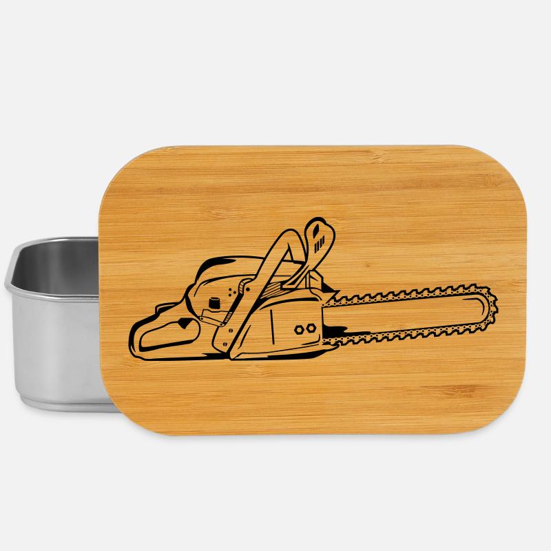 Motorsäge - Lunch Box - Silber