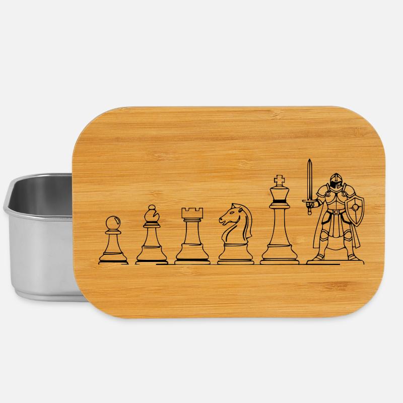 Spielfigur Brettspiel Evolution: Lustiges Design - Lunch Box - Silber