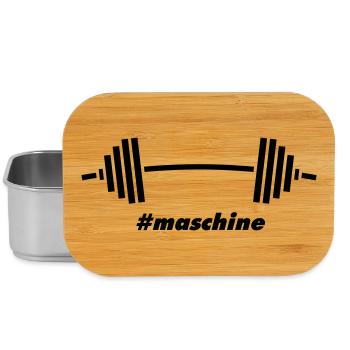 #Maschine : Puissance, poids et forme physique - Boîte à goûter - argent - Devant