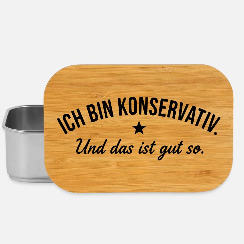 Konservativ - Lunch Box - Silber