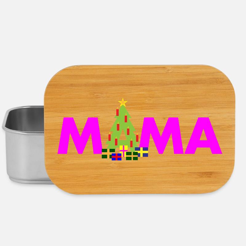 Mama Weihnachtsbaum - Lunch Box - Silber