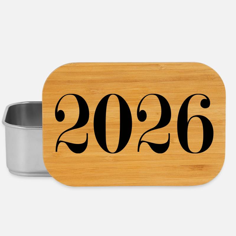 2026 - une nouvelle année - Boîte à goûter - argent