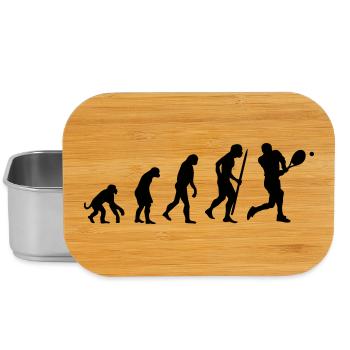 Evolution of tennis - Lunch Box - Silber - Vorne