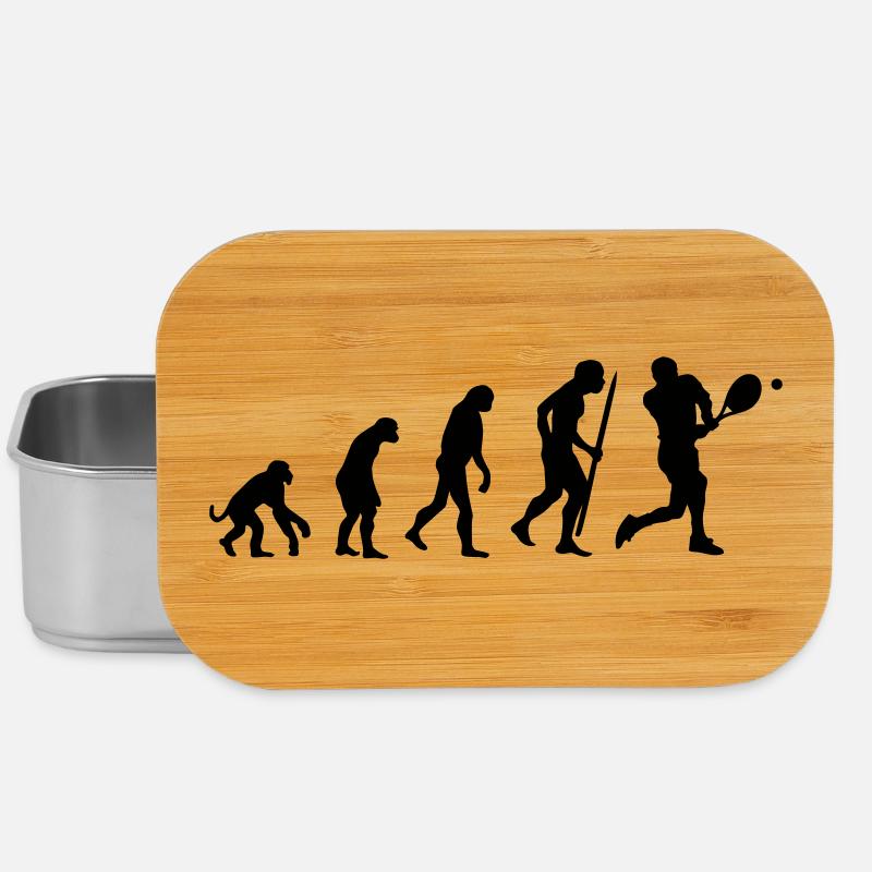 l'évolution du tennis Tee shirts Enfants - Boîte à goûter - argent