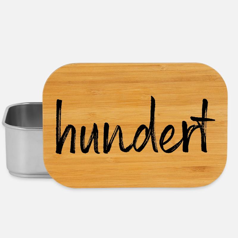 100 hundert Jubiläum Jahrestag Geburtstag Geschenk - Lunch Box - Silber