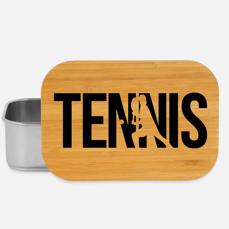 Tennis - Lunch Box - Silber
