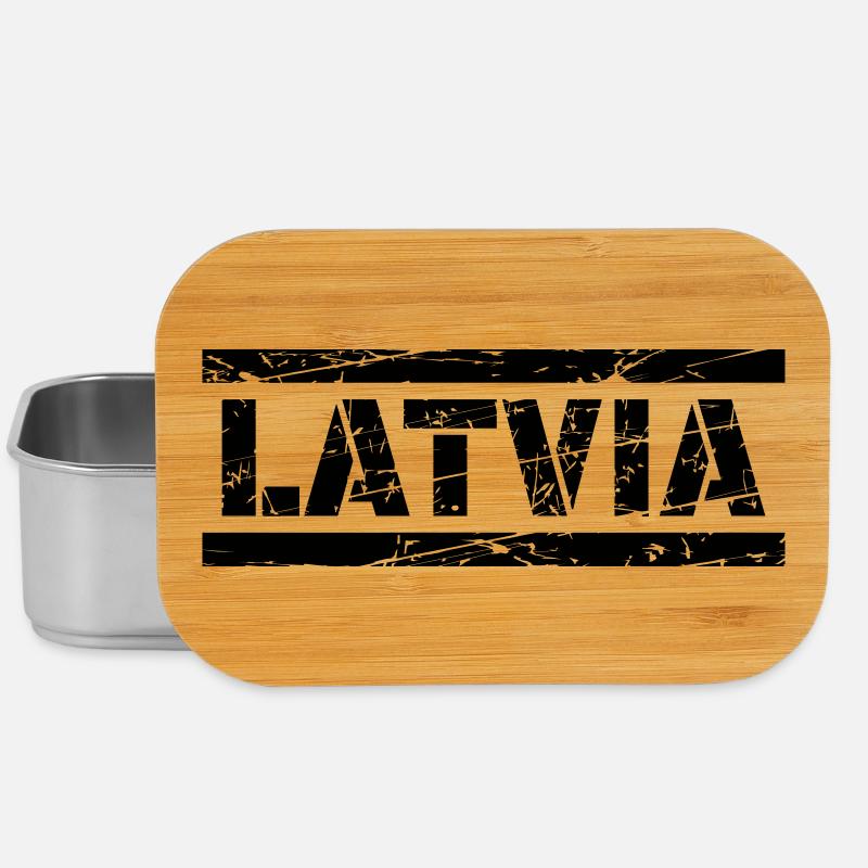 Latvia - Lunch Box - silver