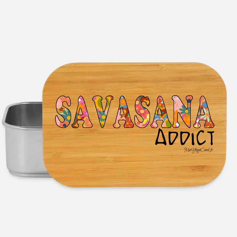 SAVASANA Addict - Boîte à goûter - argent