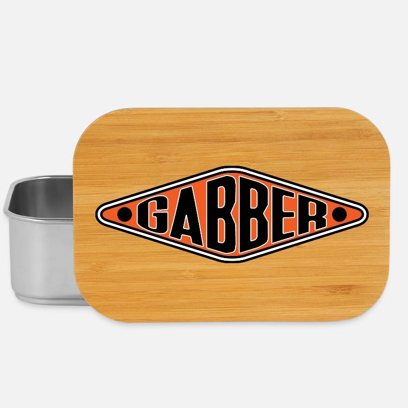Gabber Shirt - Hardcore Techno Rave Vibes - Lunch Box - silver