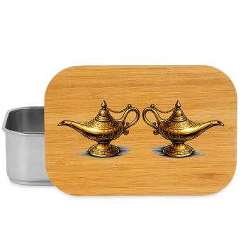 Golden Oil Lamps - Lunch Box - silver - Front
