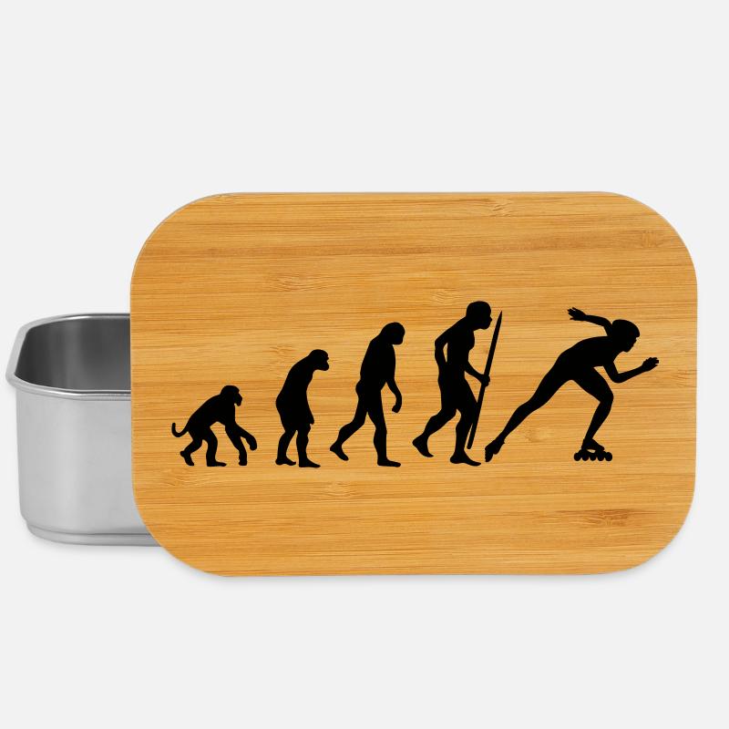 Évolution de la ligne de patinage de vitesse - Boîte à goûter - argent