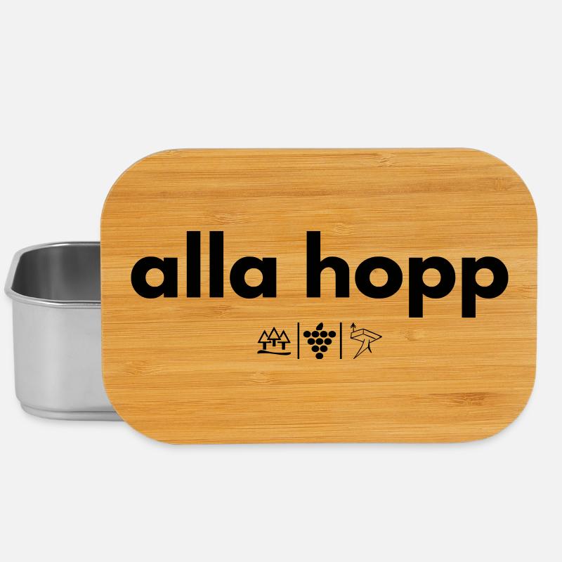alla hopp - Lunch Box - Silber