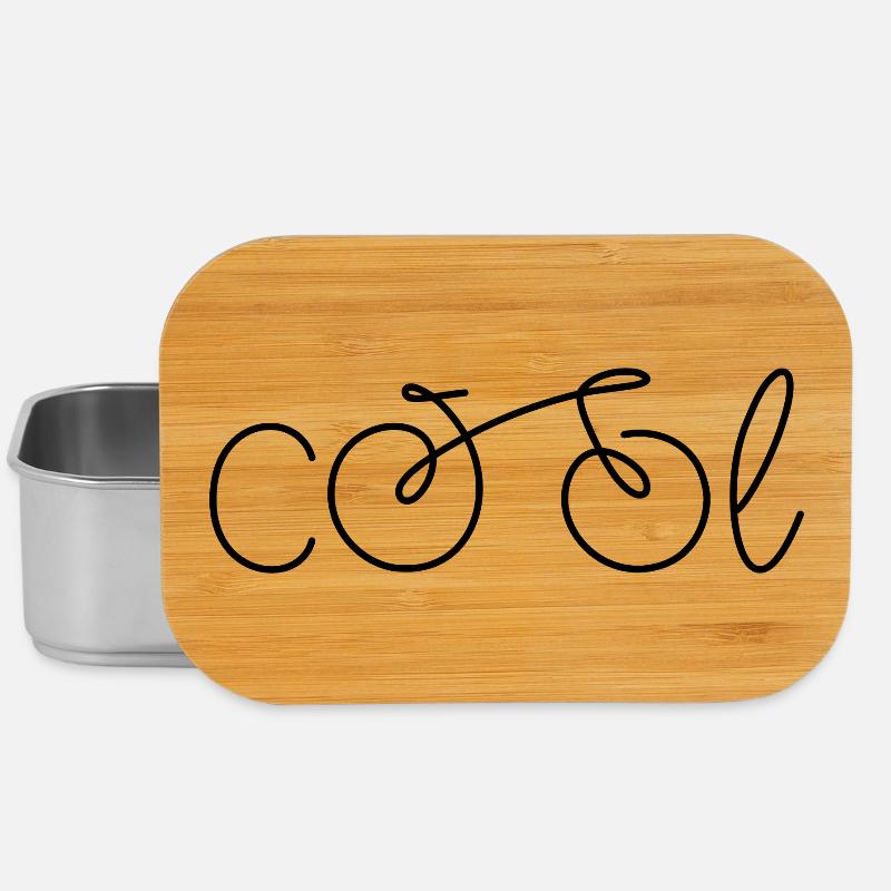 Fahrrad - Lunch Box - Silber