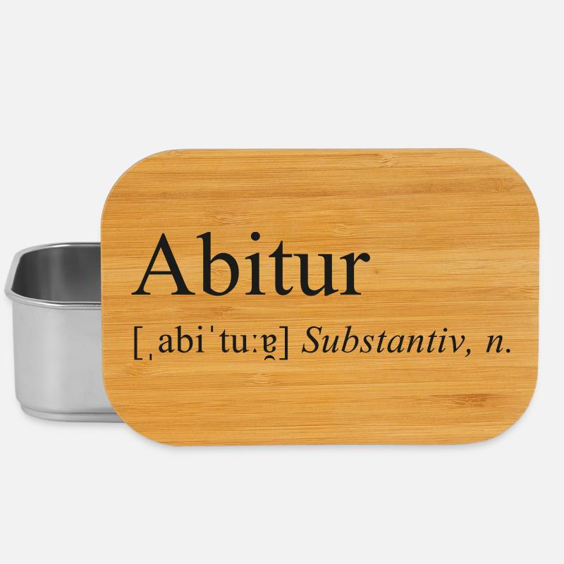 Lexikon Abitur - Lunch Box - Silber