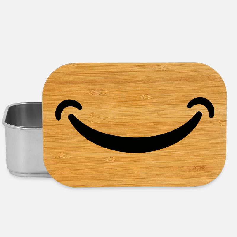 Smile - Lunch Box - silver