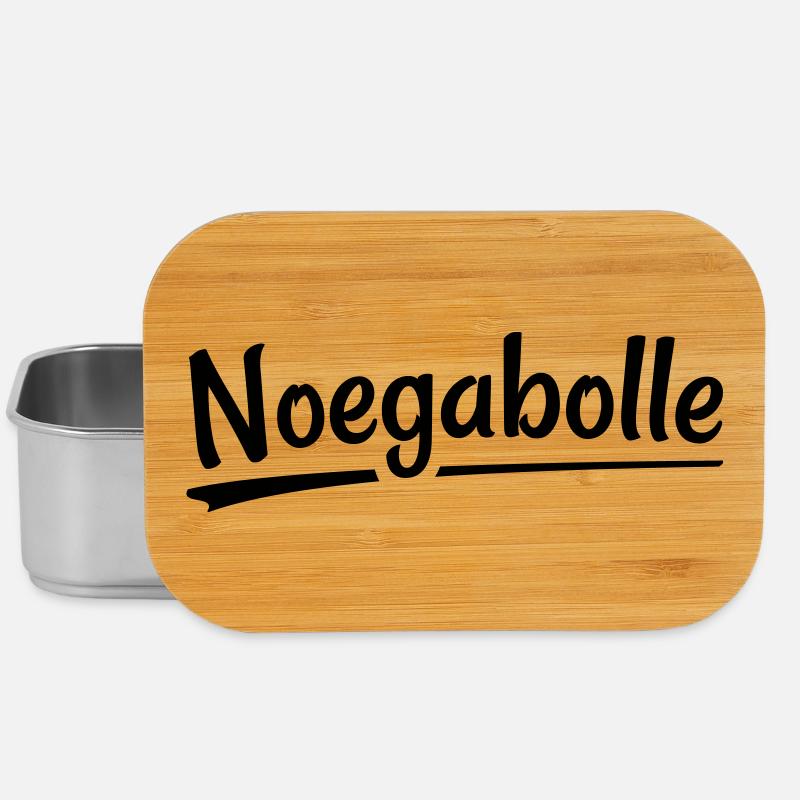 Noegabolle - Antwerpener Dialekt - Lunch Box - Silber