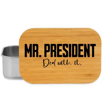 Mr President Saying - Lunch Box - silver - Front