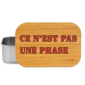 ES IST KEINE PHASE - Lunch Box - Silber - Vorne