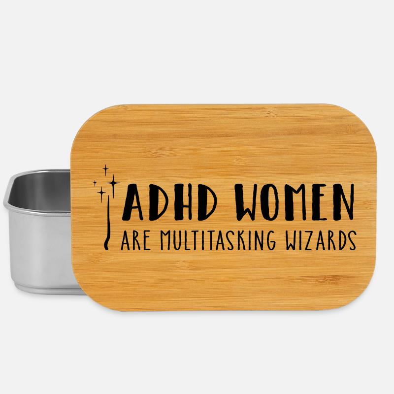 ADHD Women – are multitasking wizards - Lunch Box - Silber