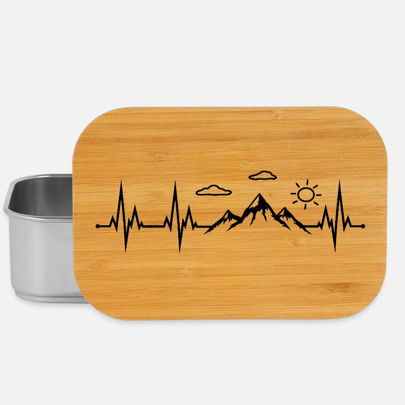 Wandern  - Lunch Box - Silber