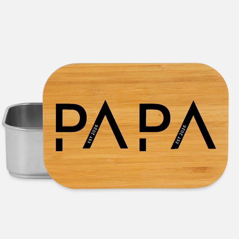 Papa since 2026 - Lunch Box - silver