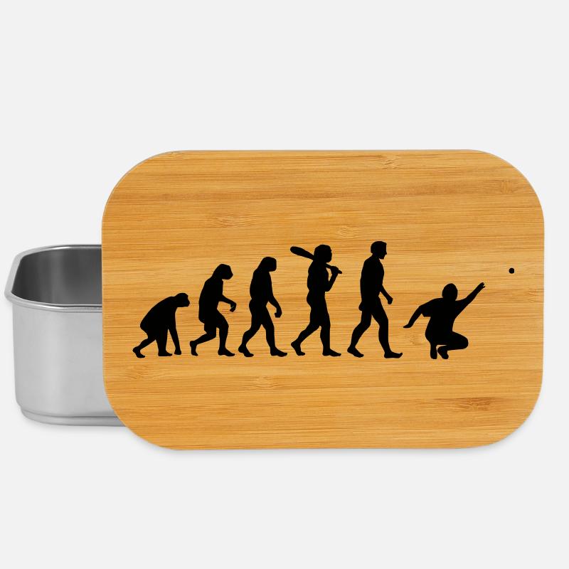 Evolution Petanque - Lunch Box - Silber