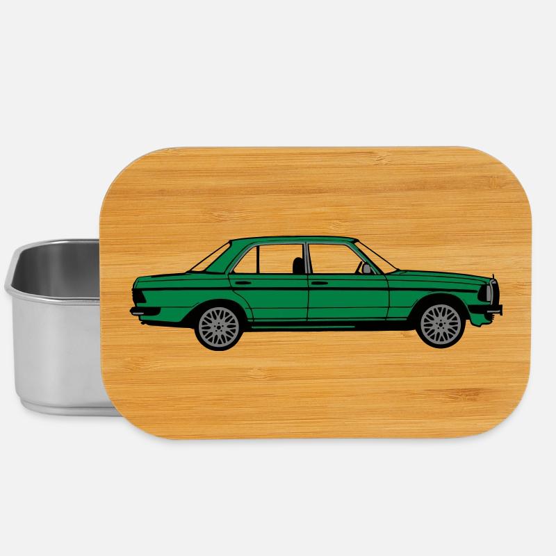 MB W123 ,Youngtimer ,Oldtimer, seitlich ..(25) - Lunch Box - Silber